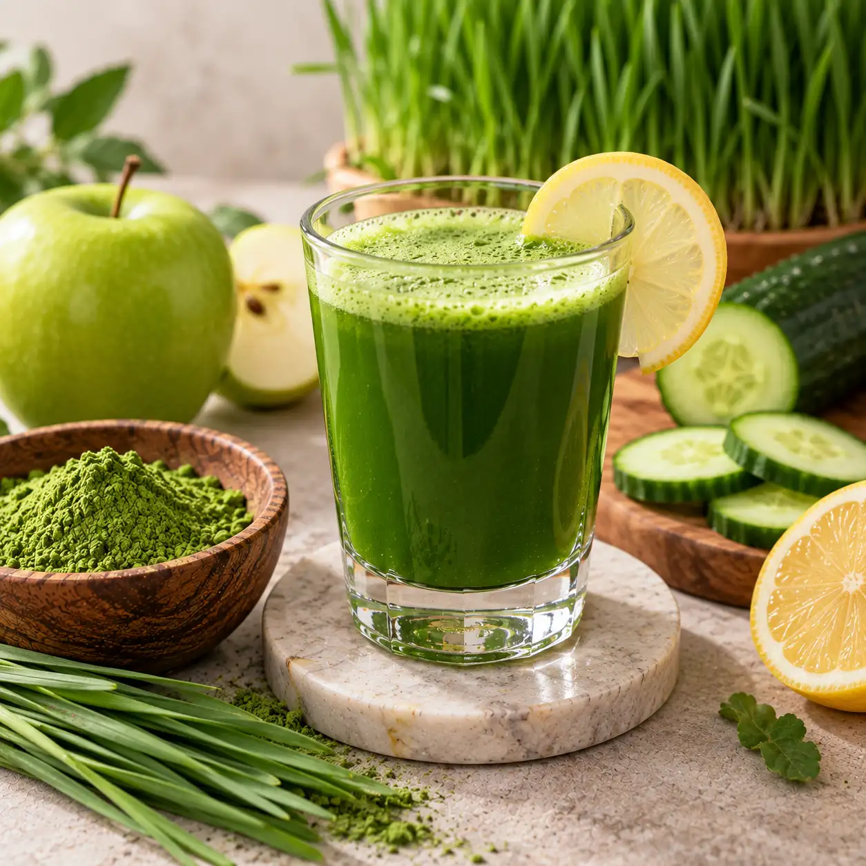 Wheatgrass Morning Shot